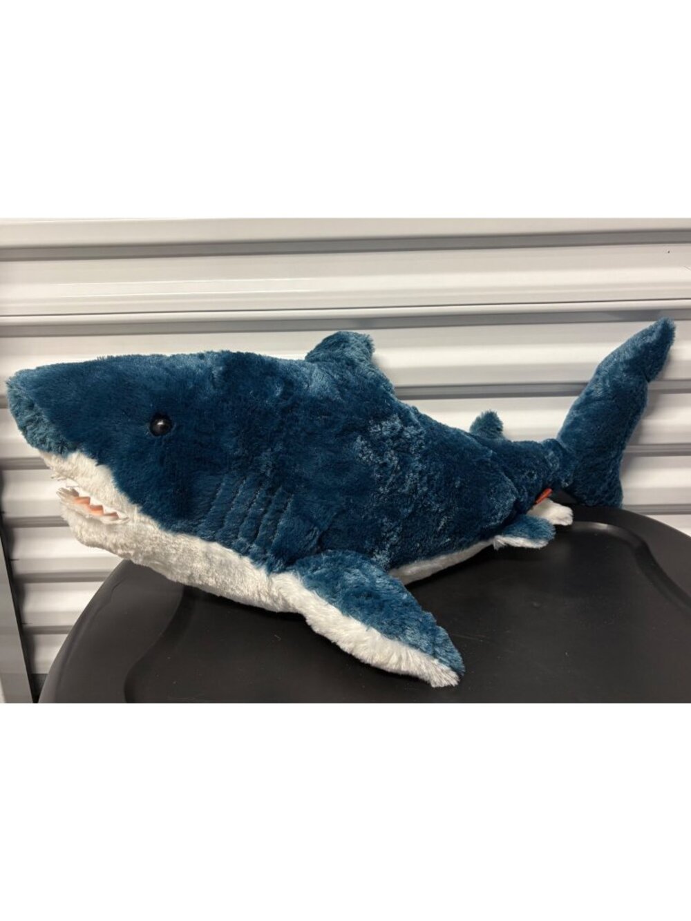 Jumbo Adventure Planet Blue & Mako Shark Plush Toy Stuffed Animal 29" Giant Jaws
